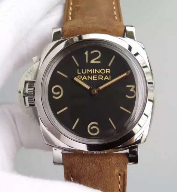 Panerai PAM557 Black Dial Brown Asso Strap P.3000 Super Clone