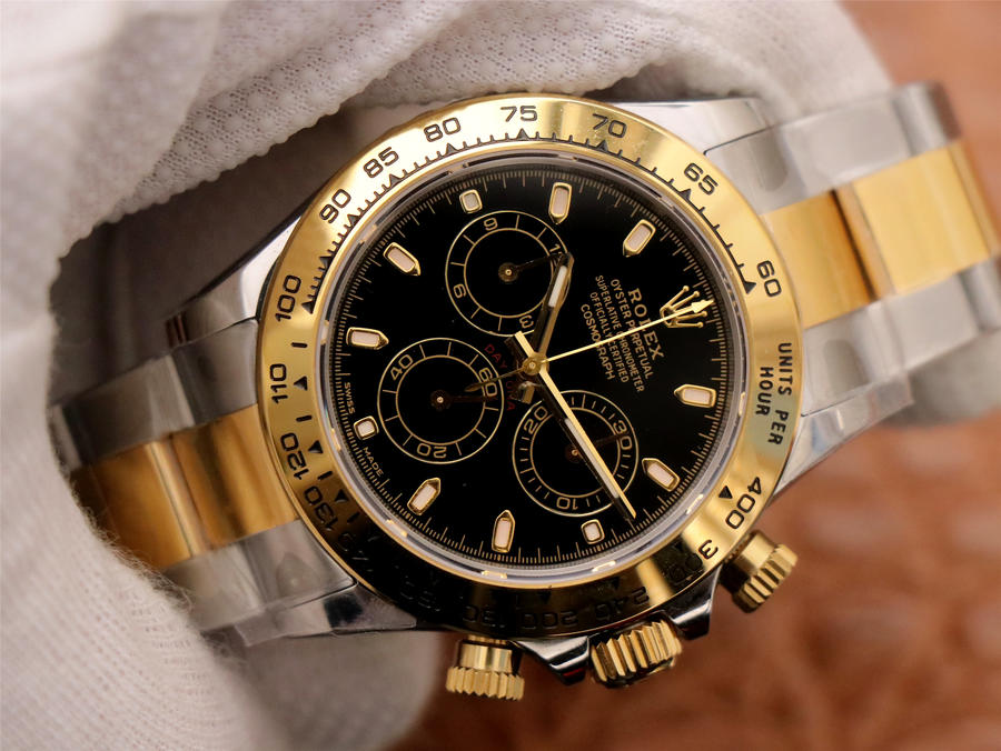 Rolex Daytona  TWO-TONE 1:1 Super Clone 4130