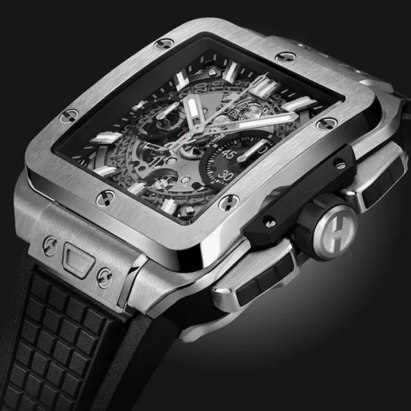 Hublot Square Bang Men Automatic Skeleton Rubber Watch 821.NX.0170.RX - view 4