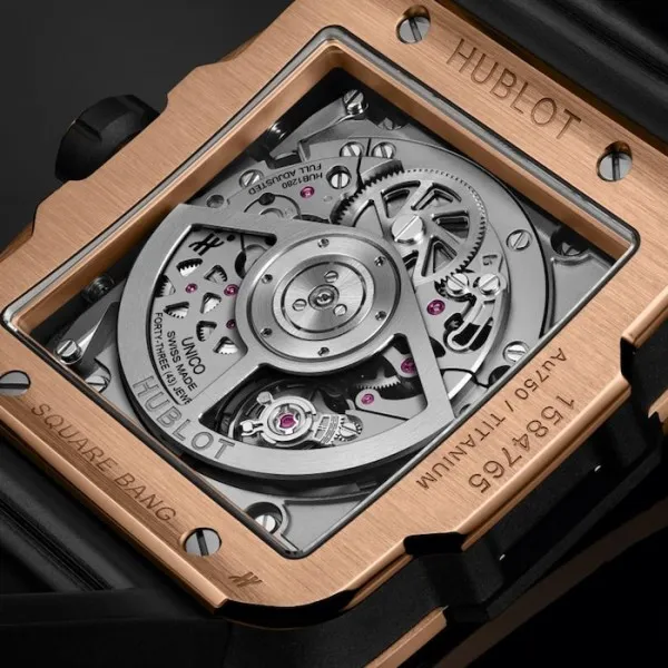 Hublot Square Bang Men Automatic Skeleton Rubber Watch 821.OM.0180.RX - view 5