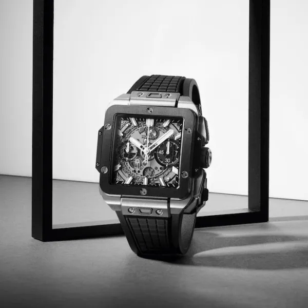 Hublot Square Bang Men Automatic Skeleton Rubber Watch 821.NM.0170.RX - view 4