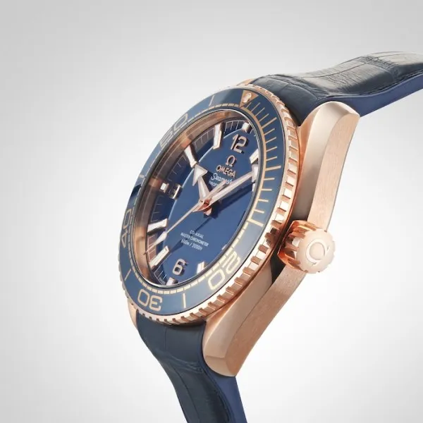 Omega Planet Ocean Men Automatic Blue Leather Watch O21563442103001 - gallery