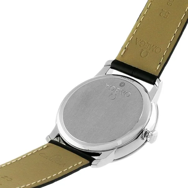 Omega De Ville Men Automatic Blue Leather Watch O42413402003001 - gallery
