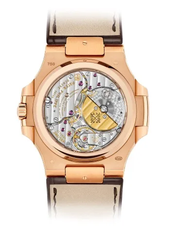 Patek Philippe Nautilus Moon Phase Rose Gold Watch 5712R-001 - gallery