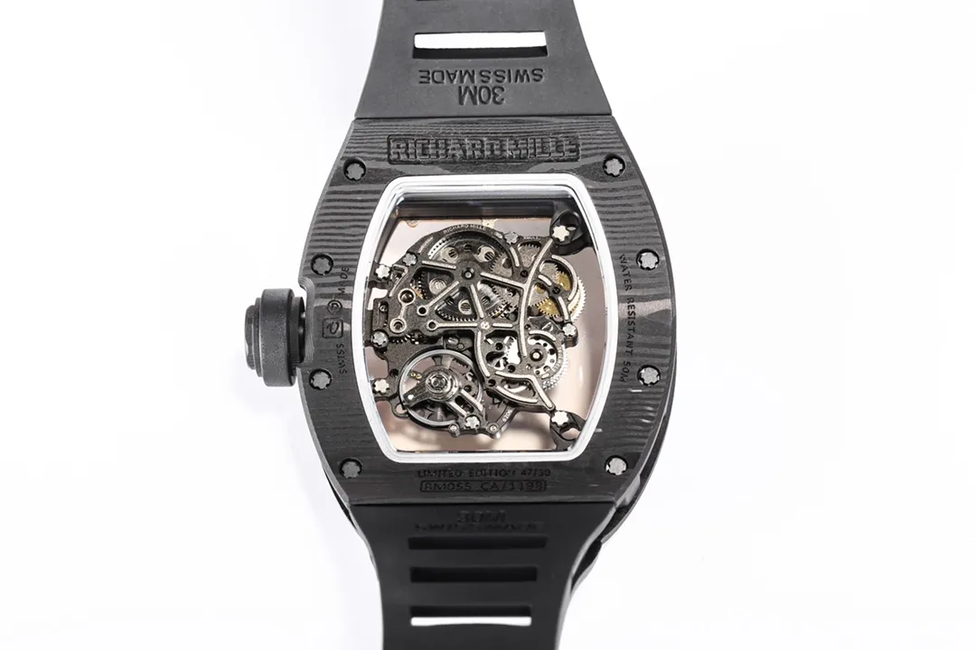 Richard Mille RM055 Black Carbon Watch - view 10