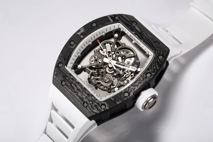 Richard Mille RM055 Black Carbon Fiber Watch - view 4