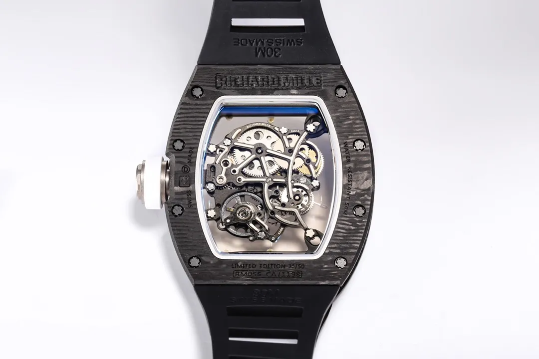 Richard Mille RM055 Black Carbon Watch - view 10