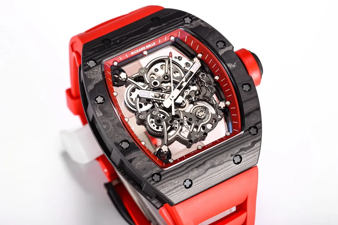 Richard Mille RM055 Red Carbon Fiber Watch - view 3