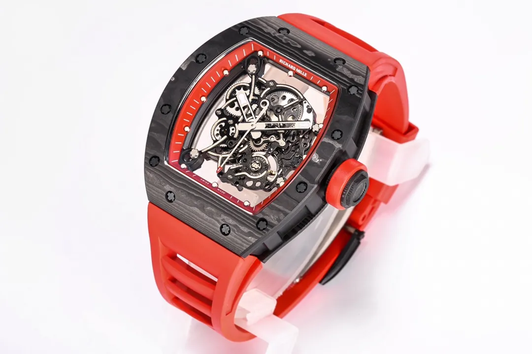 Richard Mille RM055 Red Carbon Fiber Watch - view 4
