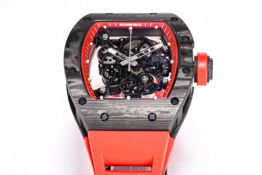 Richard Mille RM055 Red Carbon Fiber Watch - view 7