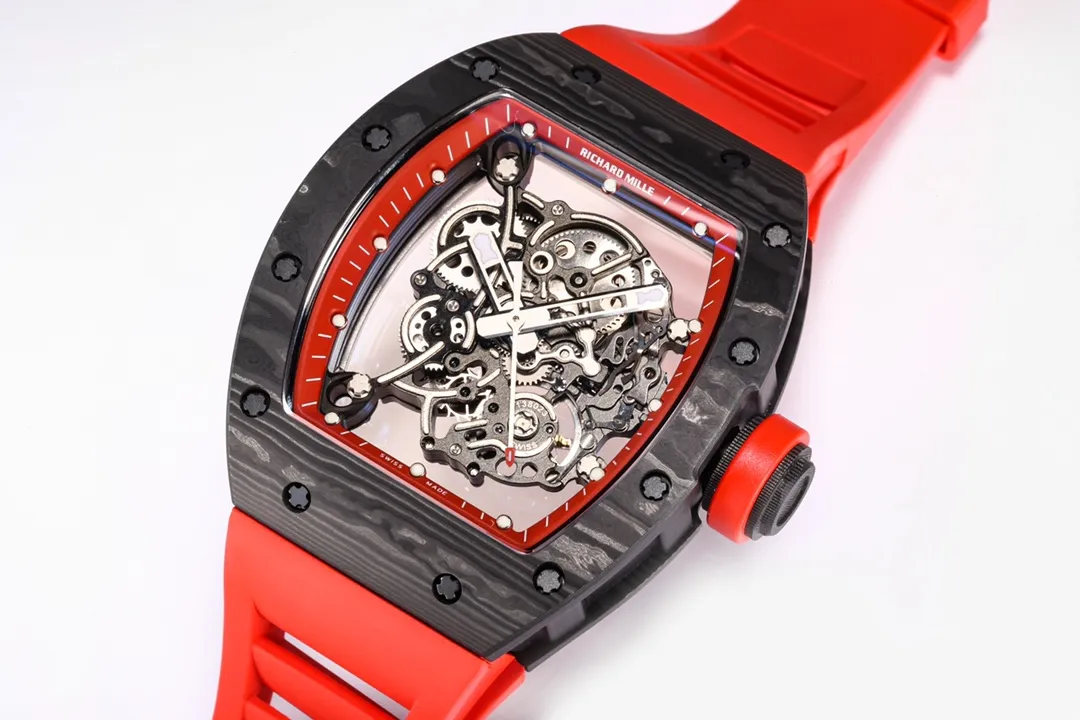 Richard Mille RM055 Red Carbon Fiber Watch - view 8