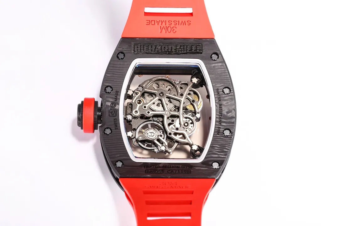 Richard Mille RM055 Red Carbon Fiber Watch - view 10