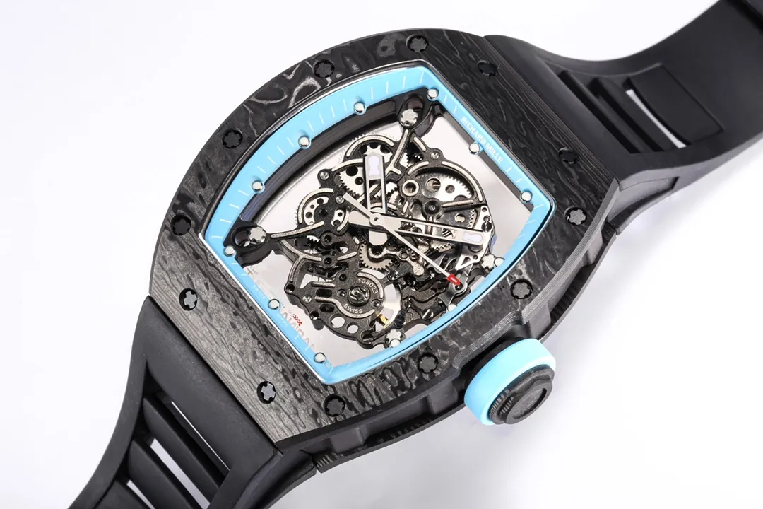 Richard Mille RM055 Black Carbon Watch - view 5