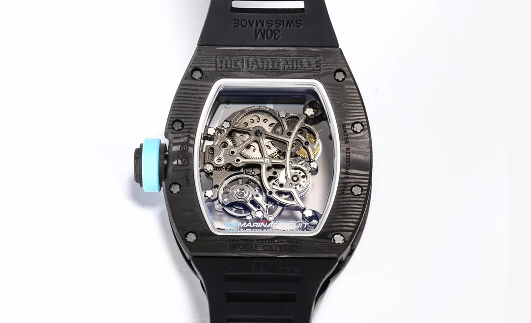 Richard Mille RM055 Black Carbon Watch - view 10