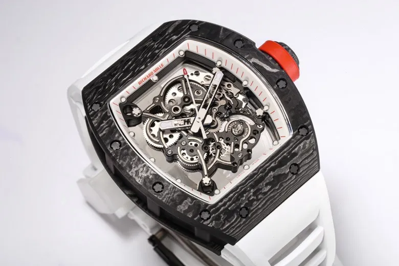 Richard Mille RM055 Black Carbon Fiber Watch - view 3