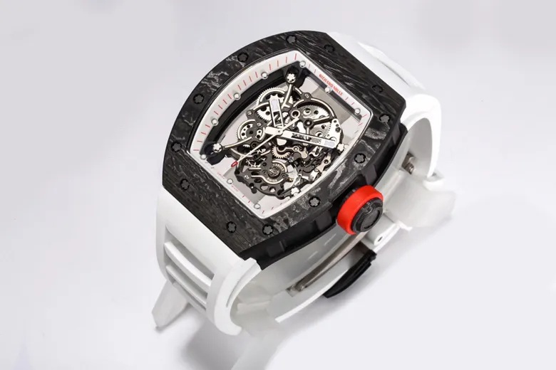 Richard Mille RM055 Black Carbon Fiber Watch - view 10