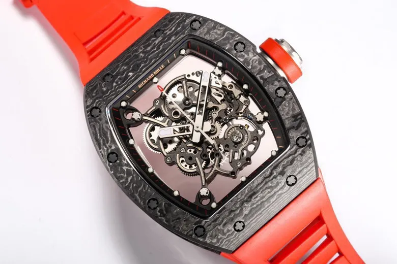Richard Mille RM055 Red Carbon Fiber Watch - view 7