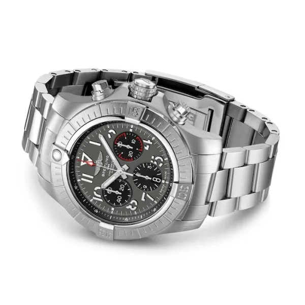 Breitling Avenger Men Automatic Grey Stainless Steel Watch AB01821A1B1A1 - view 4