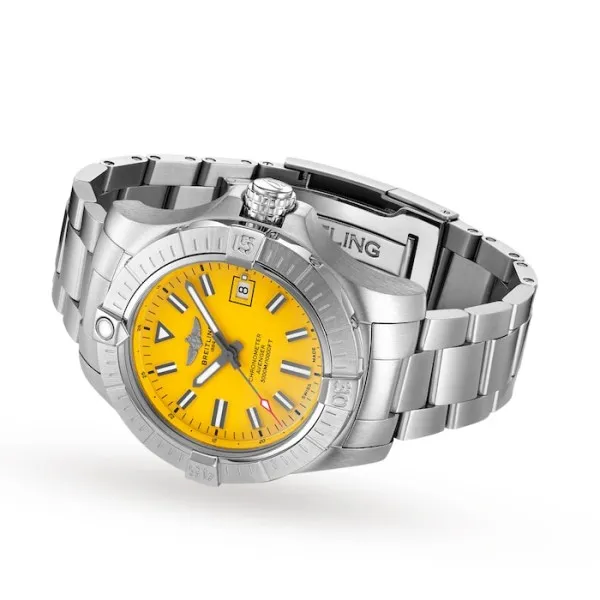 Breitling Avenger Men Automatic Yellow Stainless Steel Watch A17319101I1A1 - view 4
