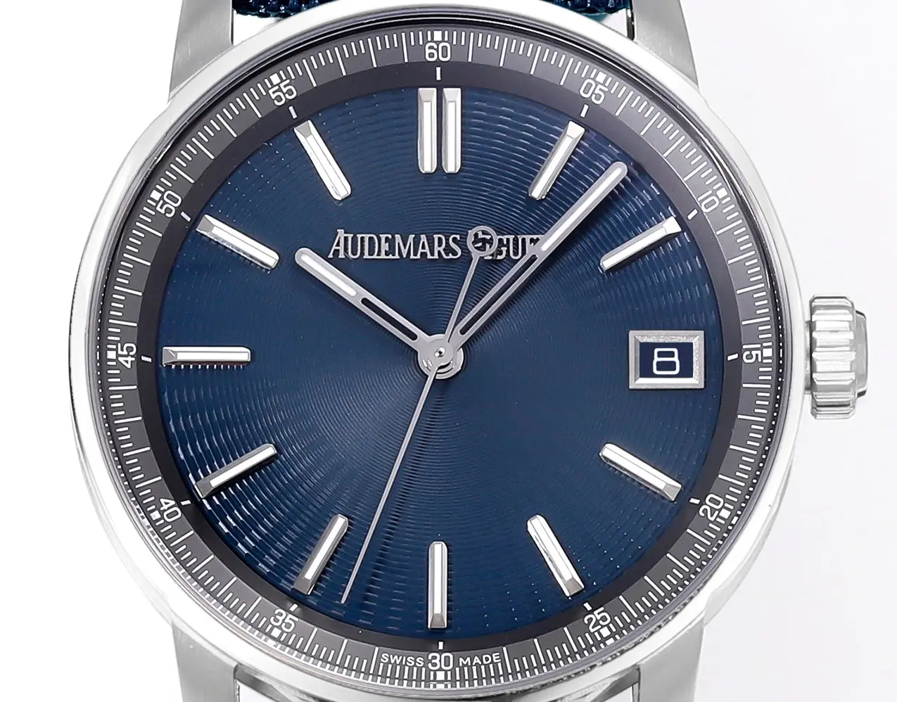 watch Audemars Piguete CODE 11.59 Automatic Watch   Night Blue Dial, Stainless Steel Case, Blue Fabric Strap, 41mm - view 3