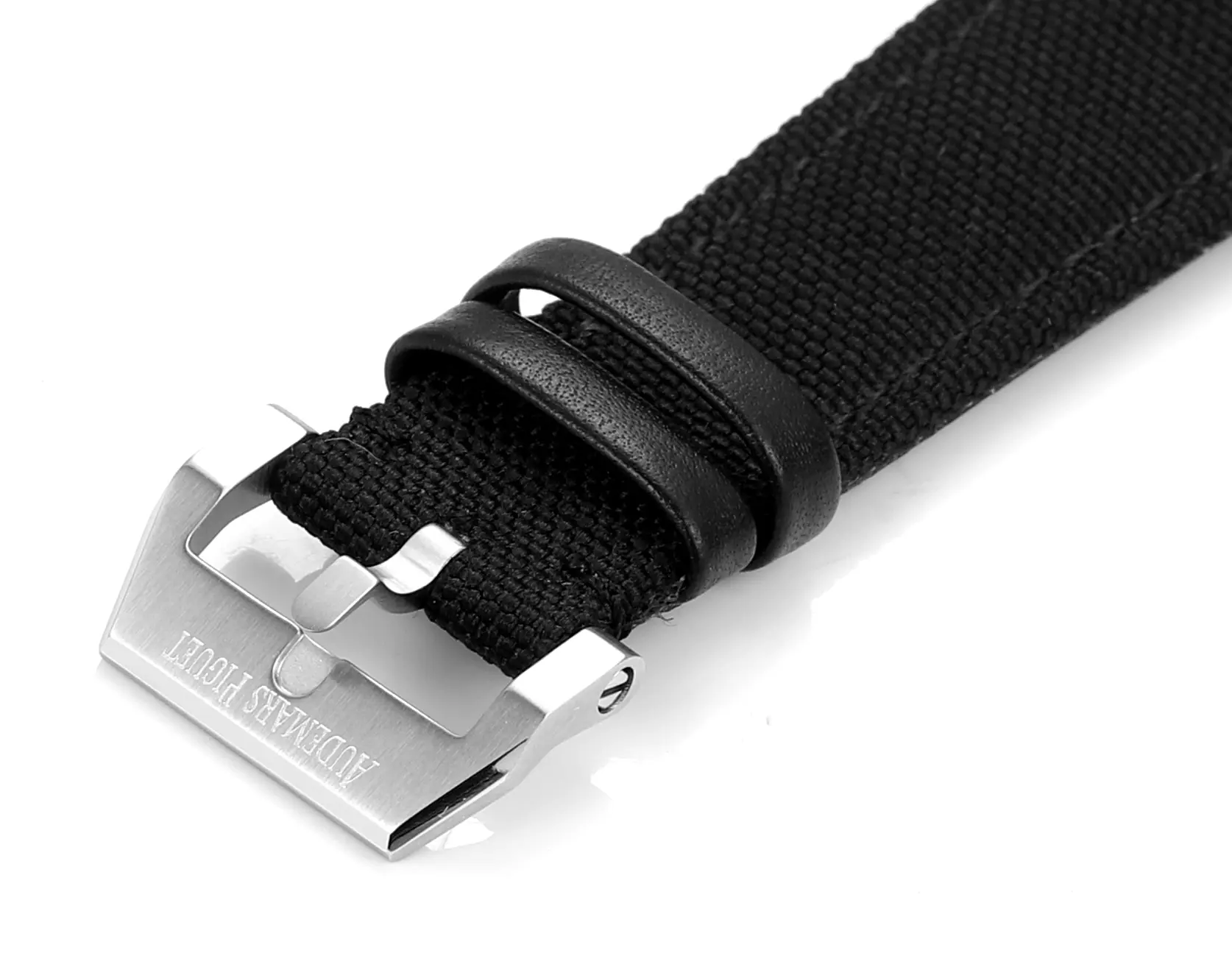 watch Audemars Pigeut CODE 11.59 Smoke Grey Dial Stainless Steel Case Black Fabric Strap Automatic Watch 41mm - view 7