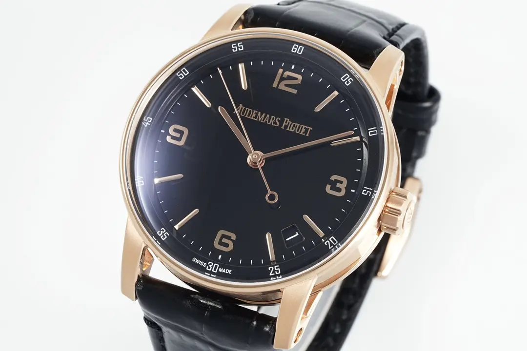 watch Audemars Piguet CODE 11.59 Blue Dial Three-Hand Automatic Watch   Rose Gold and Stainless Steel, 41mm - view 4