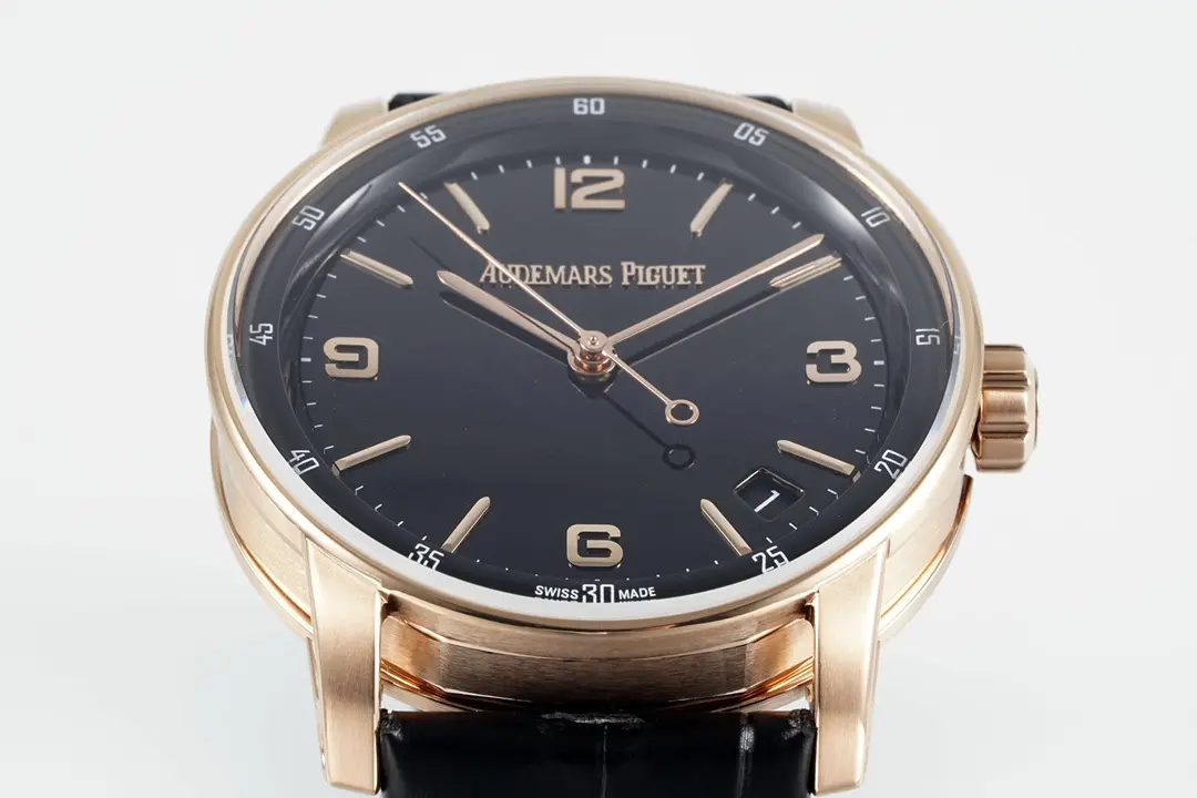 watch Audemars Piguet CODE 11.59 Blue Dial Three-Hand Automatic Watch   Rose Gold and Stainless Steel, 41mm - view 5