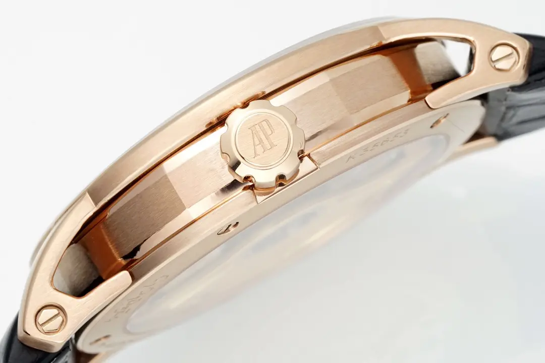 watch Audemars Piguet CODE 11.59 Blue Dial Three-Hand Automatic Watch   Rose Gold and Stainless Steel, 41mm - view 9