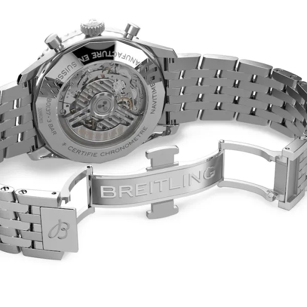Breitling Navitimer Men Automatic Green Stainless Steel Watch AB0137241L1A1 - gallery