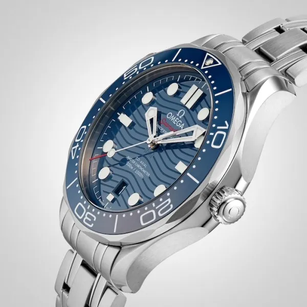 Omega Seamaster Men Automatic Blue Stainless Steel Watch O21030422003001 - gallery