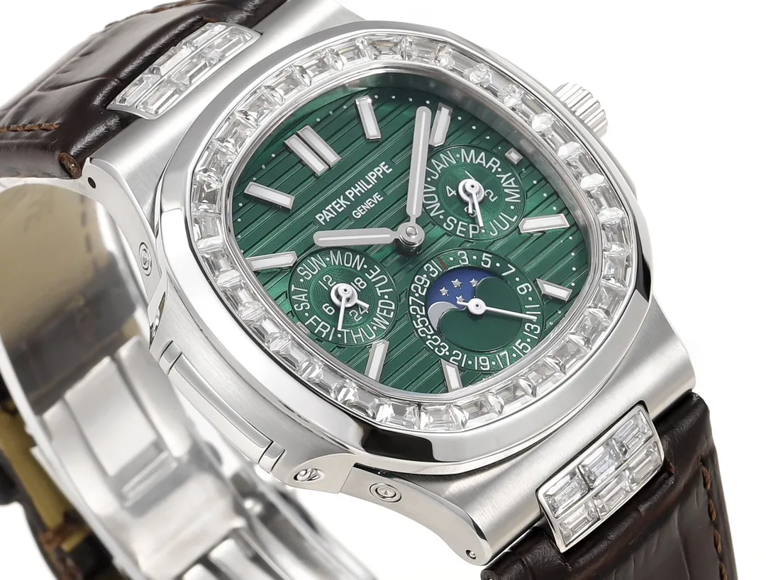 Patek Philippe Green Nautilus Watch - gallery