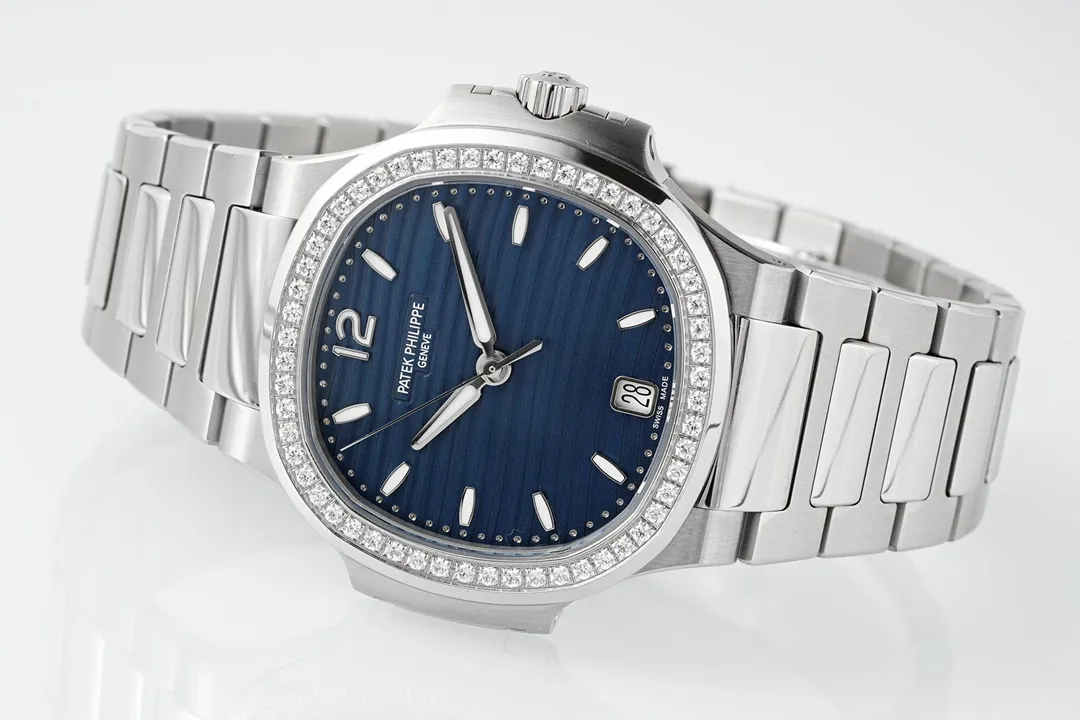 Patek Philippe Blue Nautilus Ladies Watch - view 8