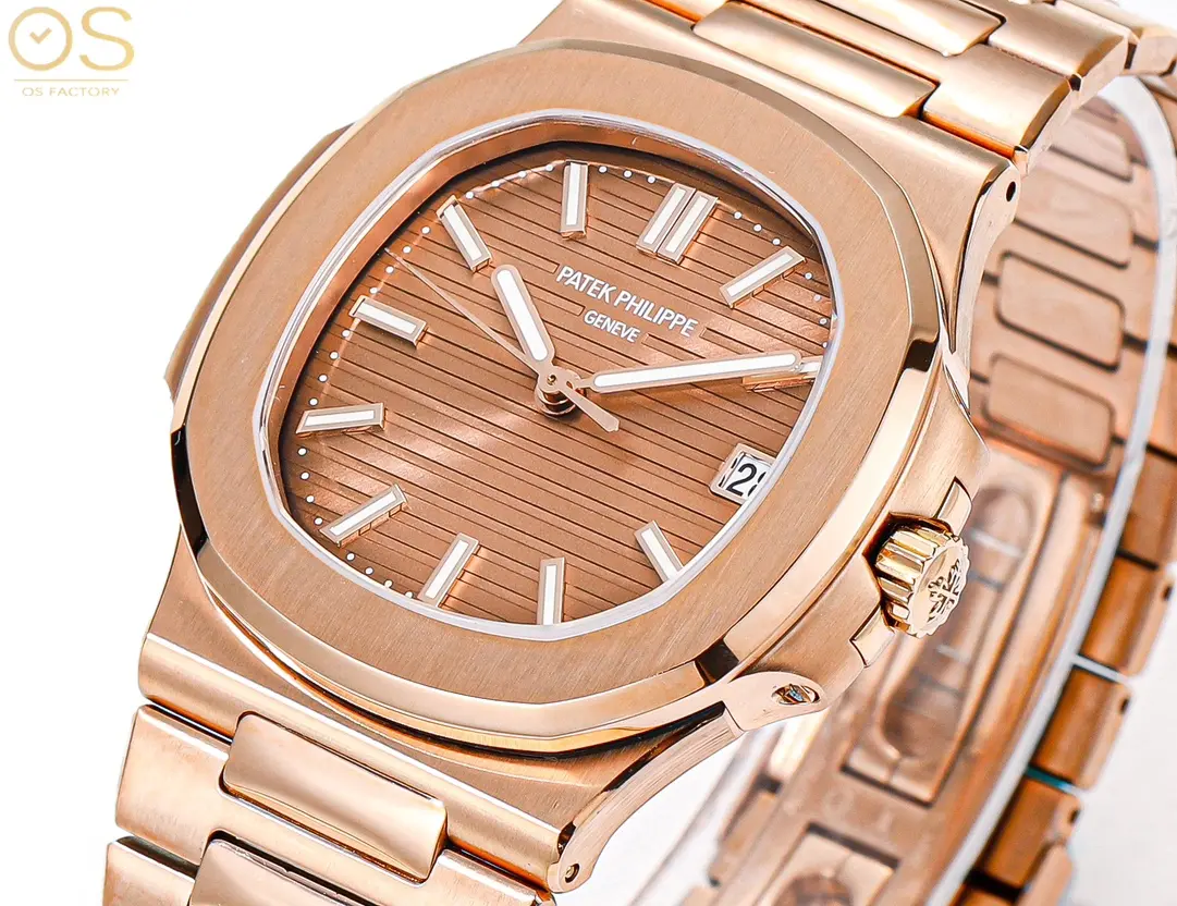 OSFactory Rose Gold Nautilus Style Watch - view 4