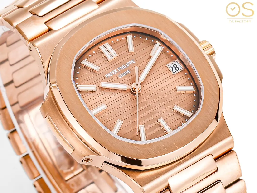 OSFactory Rose Gold Nautilus Style Watch - view 5