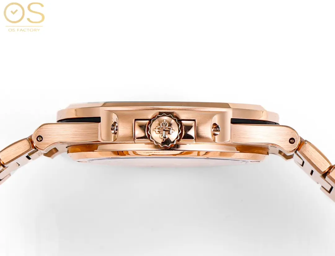 OSFactory Rose Gold Nautilus Style Watch - view 6
