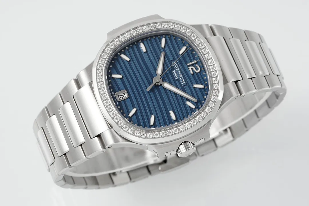 Patek Philippe Blue Nautilus Ladies Watch - view 6