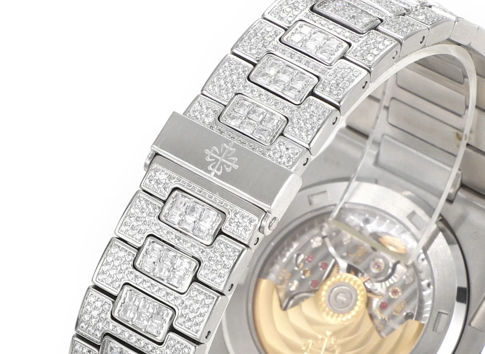 Patek Philippe Nautilus Platinum Green Watch - view 10
