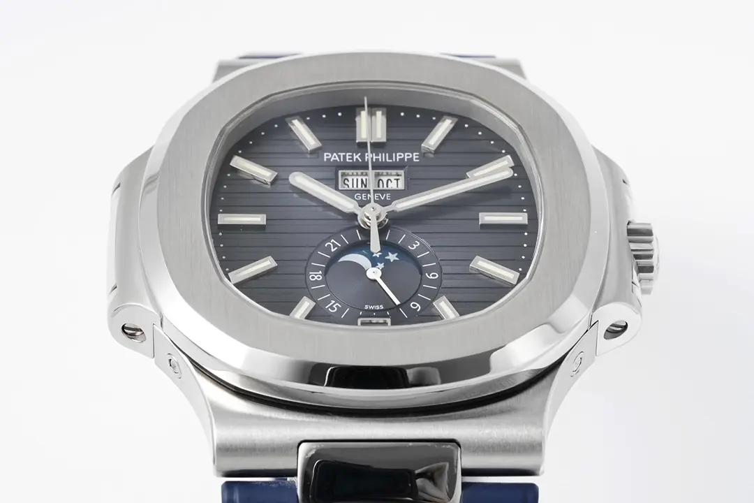Patek Philippe Blue Nautilus Rubber Watch - view 4