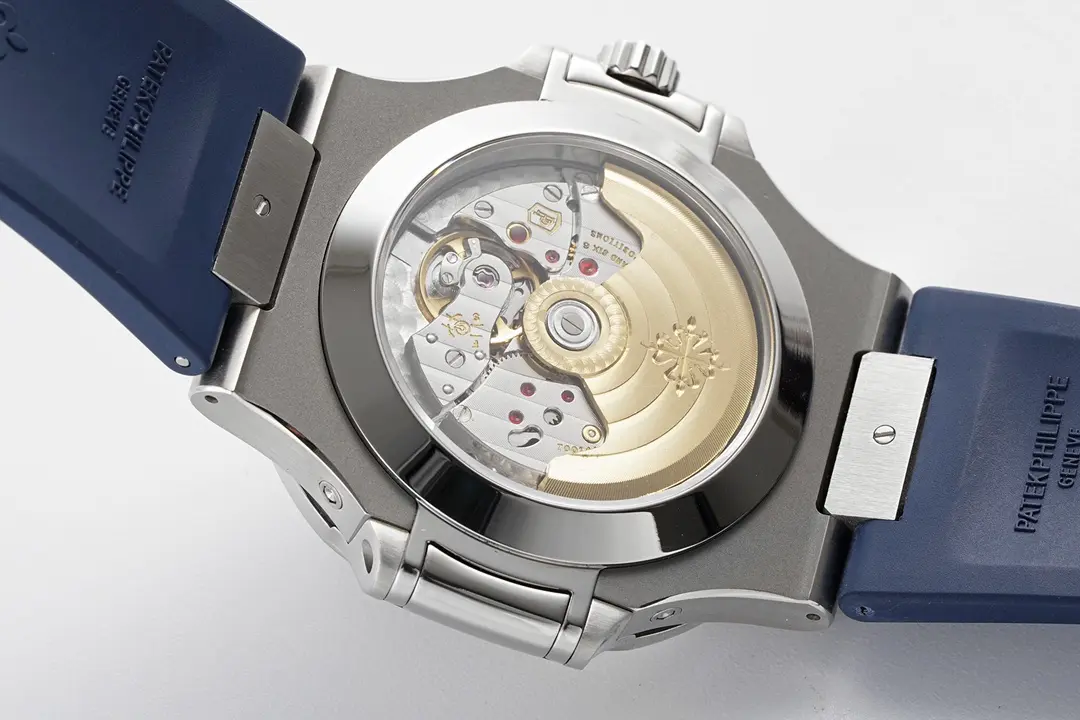 Patek Philippe Blue Nautilus Rubber Watch - view 9