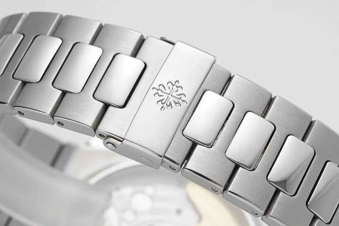 Patek Philippe Silver Nautilus Chronograph Watch - view 9