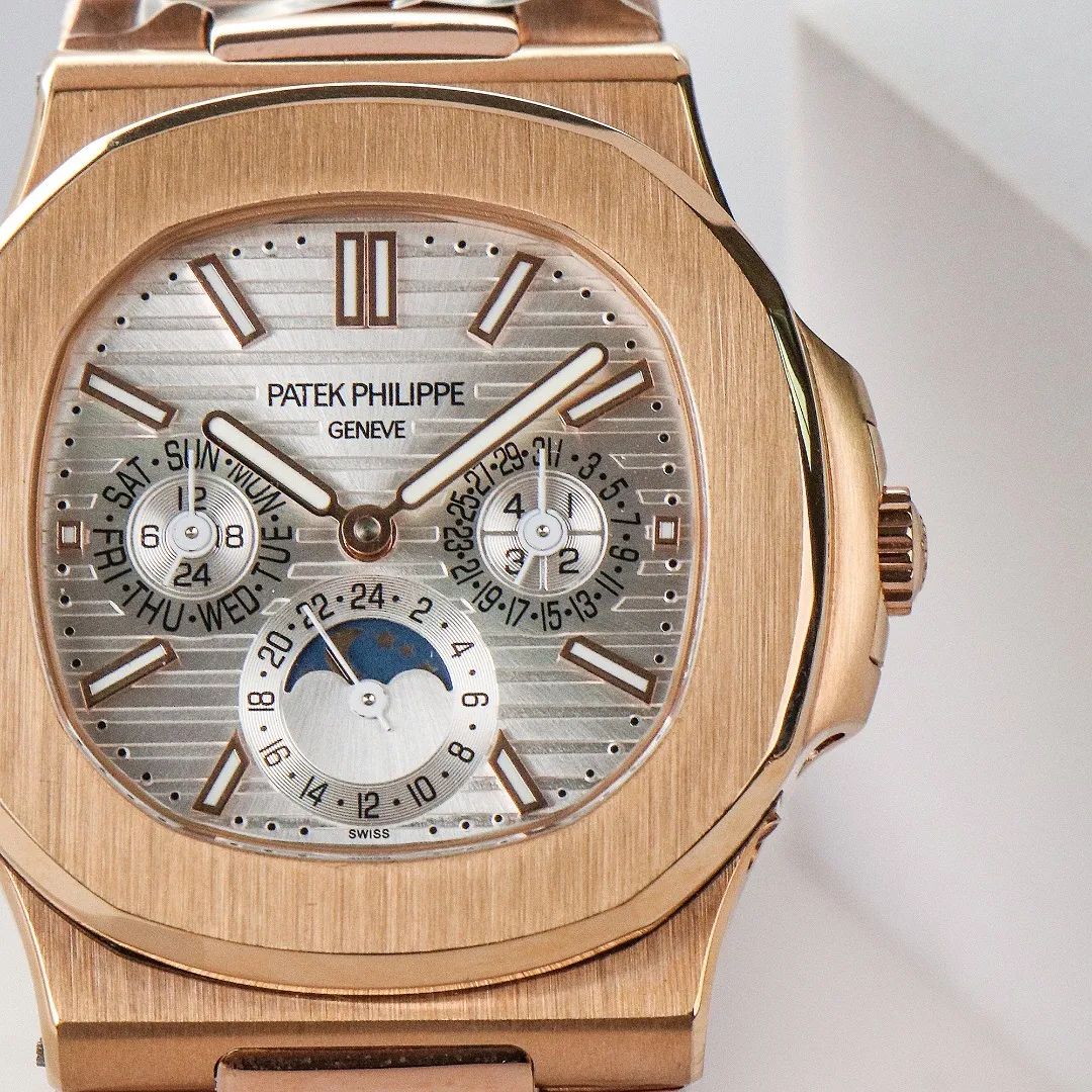 Patek Philippe Rose Gold Nautilus Watch - view 4