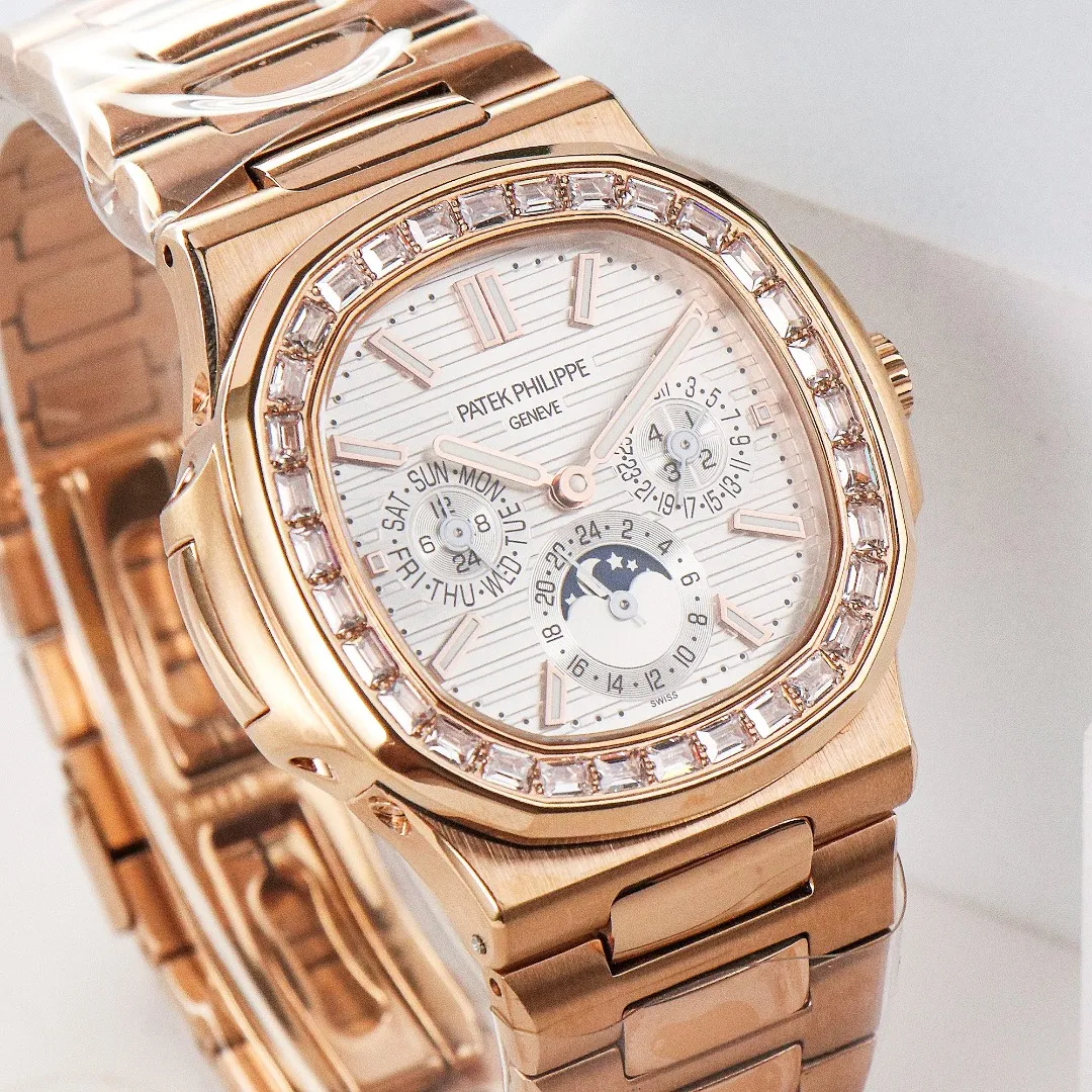 Patek Philippe Rose Gold Nautilus Watch - view 6