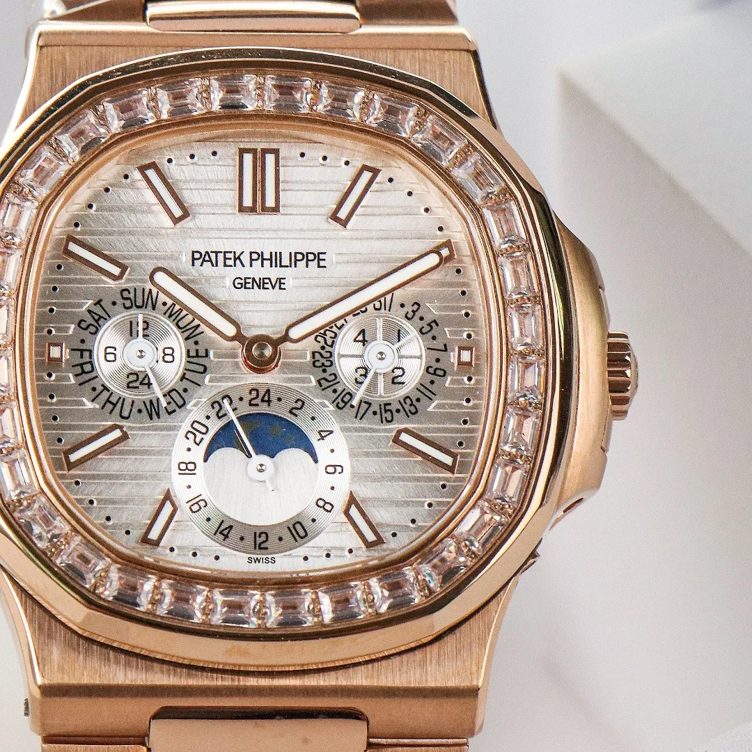 Patek Philippe Rose Gold Nautilus Watch - view 7