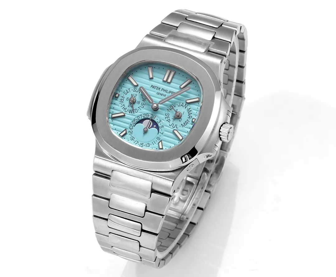 Patek Philippe Nautilus Blue Perpetual Calendar - view 4