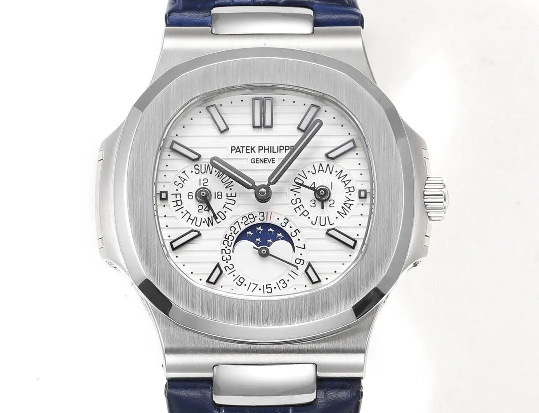 TW Patek Philippe Nautilus Blue Strap Watch - view 3