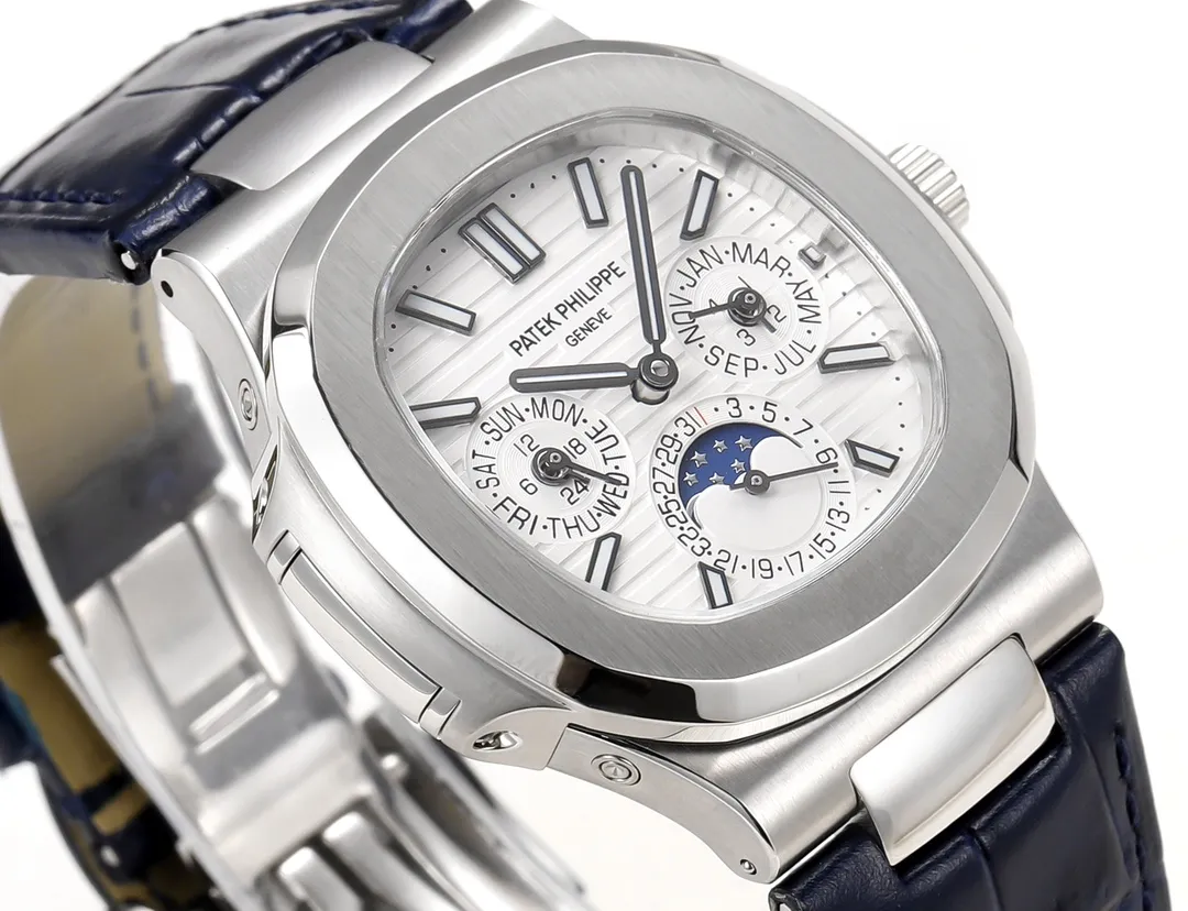 TW Patek Philippe Nautilus Blue Strap Watch - view 6