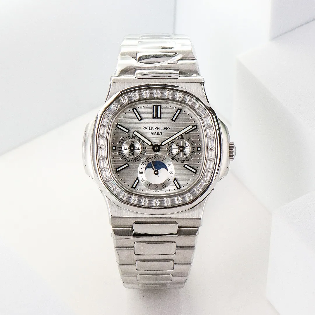 Patek Philippe Silver Nautilus Watch - view 5