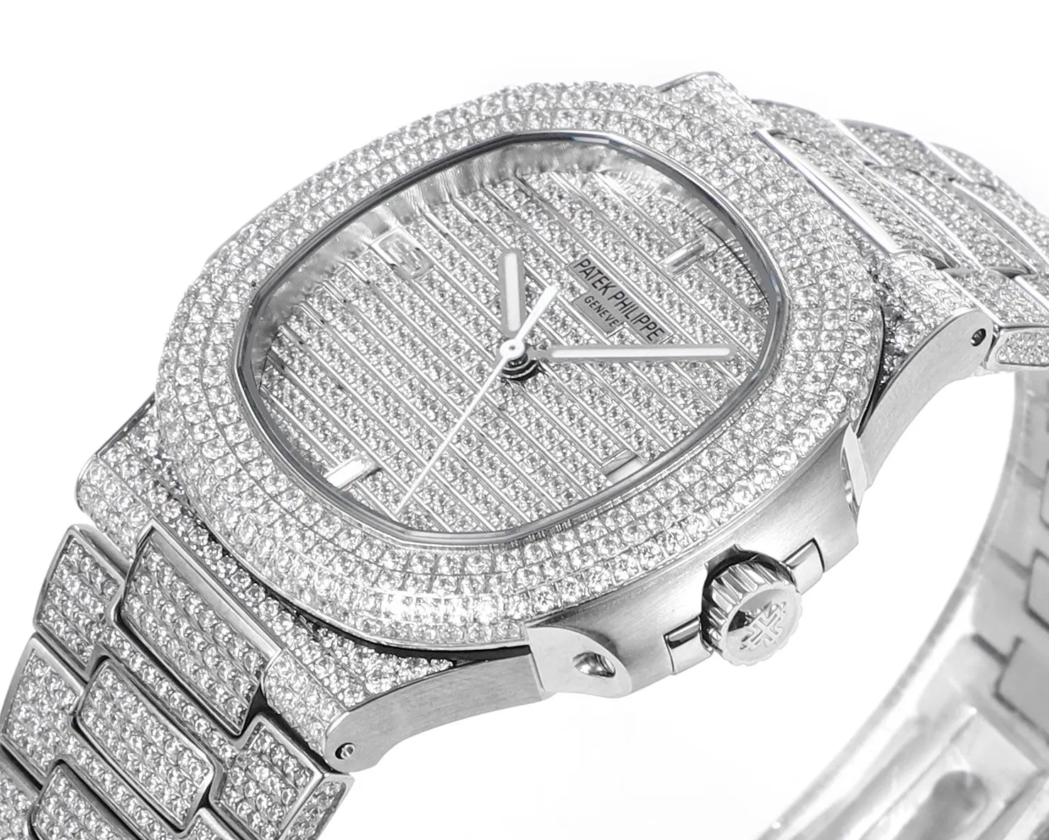 Patek Philippe Nautilus Full Star Watch, Platinum - view 6