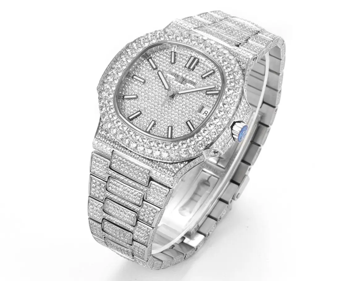 Patek Philippe Nautilus Full Star Platinum Watch - view 3
