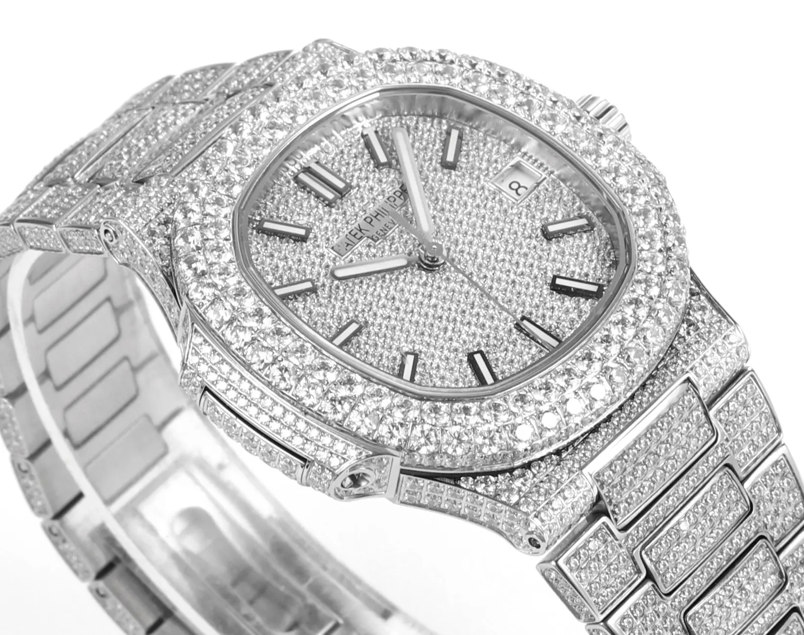 Patek Philippe Nautilus Full Star Platinum Watch - view 4